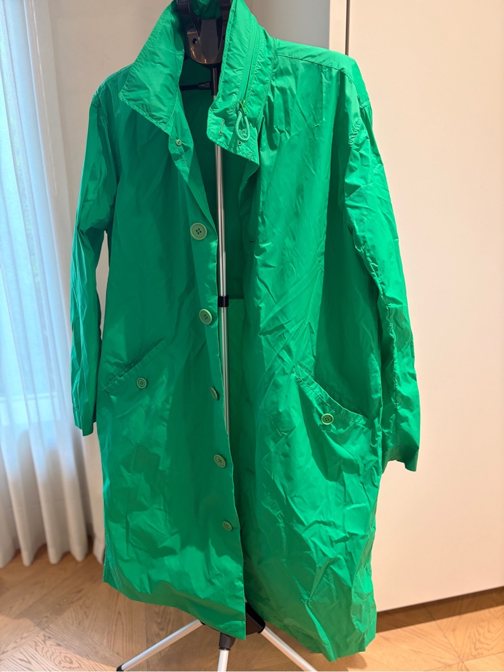 Opening Ceremony Bright Green Men's Lightweight Raincoat